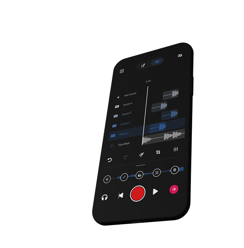Voloco Studio on iPhone